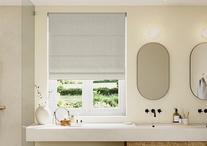 Montierre Stripe, Pale Grey - Roman Blind - Image 3